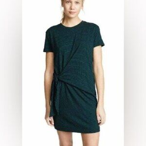 Vince Classic Stripe Side Tie Dress